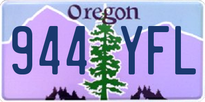 OR license plate 944YFL