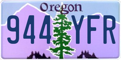 OR license plate 944YFR
