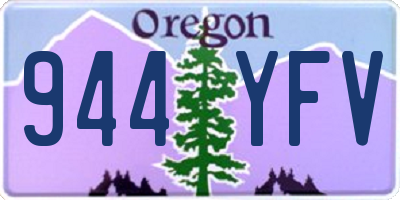 OR license plate 944YFV