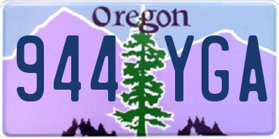 OR license plate 944YGA