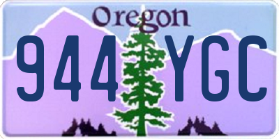 OR license plate 944YGC
