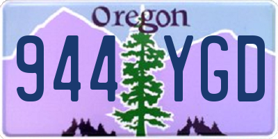 OR license plate 944YGD