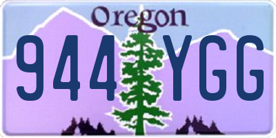 OR license plate 944YGG