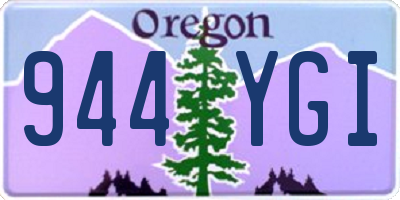 OR license plate 944YGI