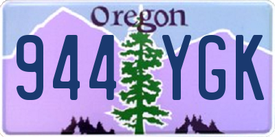 OR license plate 944YGK