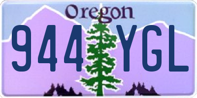 OR license plate 944YGL