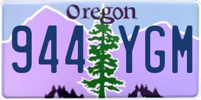 OR license plate 944YGM