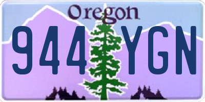 OR license plate 944YGN