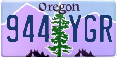 OR license plate 944YGR