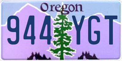 OR license plate 944YGT