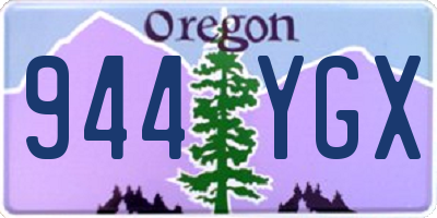 OR license plate 944YGX