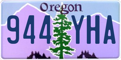 OR license plate 944YHA