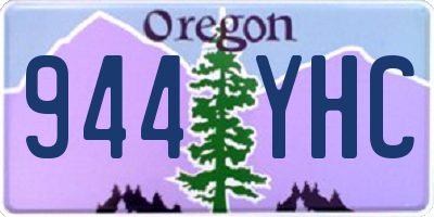 OR license plate 944YHC