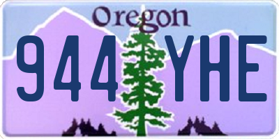 OR license plate 944YHE
