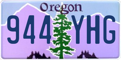 OR license plate 944YHG