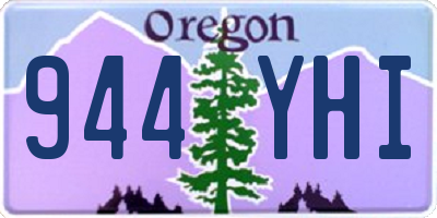 OR license plate 944YHI