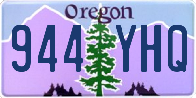 OR license plate 944YHQ