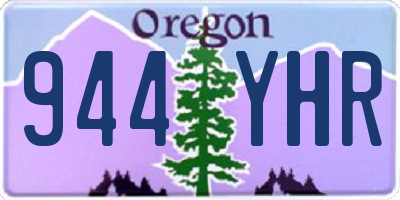 OR license plate 944YHR