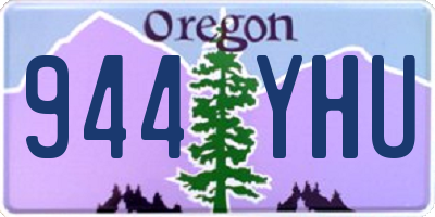 OR license plate 944YHU