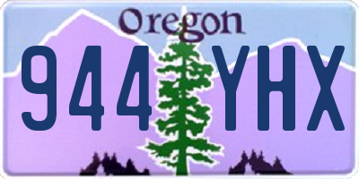OR license plate 944YHX