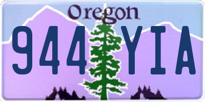 OR license plate 944YIA