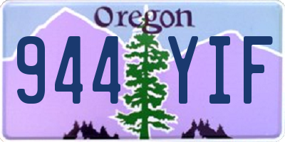 OR license plate 944YIF