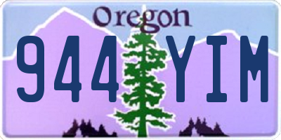 OR license plate 944YIM