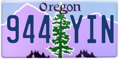OR license plate 944YIN