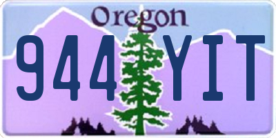 OR license plate 944YIT