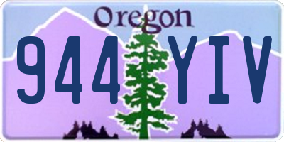 OR license plate 944YIV