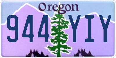OR license plate 944YIY