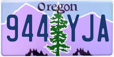 OR license plate 944YJA