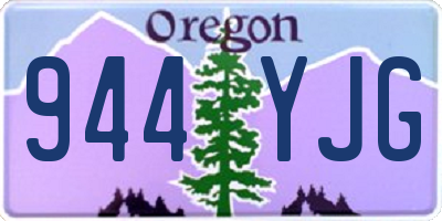 OR license plate 944YJG