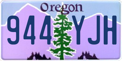 OR license plate 944YJH
