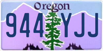 OR license plate 944YJJ
