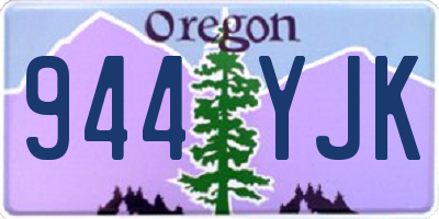 OR license plate 944YJK