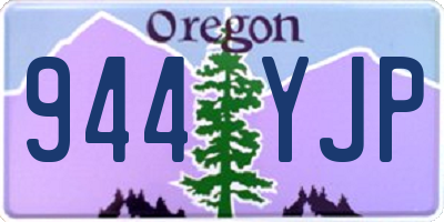 OR license plate 944YJP