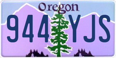 OR license plate 944YJS
