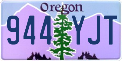 OR license plate 944YJT