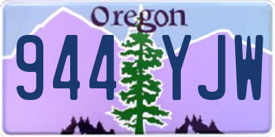 OR license plate 944YJW