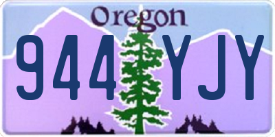 OR license plate 944YJY