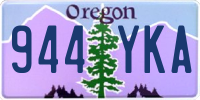 OR license plate 944YKA