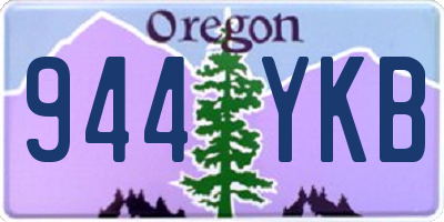 OR license plate 944YKB