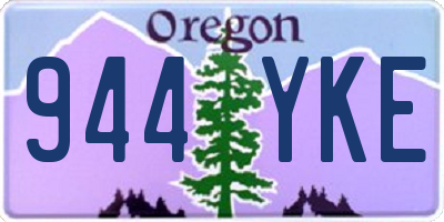 OR license plate 944YKE