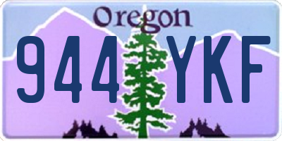 OR license plate 944YKF