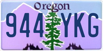 OR license plate 944YKG