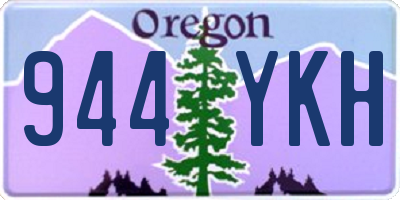 OR license plate 944YKH
