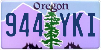 OR license plate 944YKI