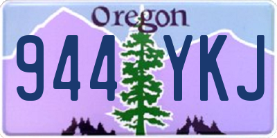 OR license plate 944YKJ