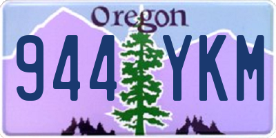OR license plate 944YKM